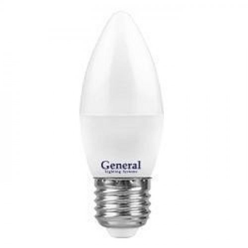 Лампа светодиодная General Свеча CF-7 E27 220В 10Вт 2700К картинка 